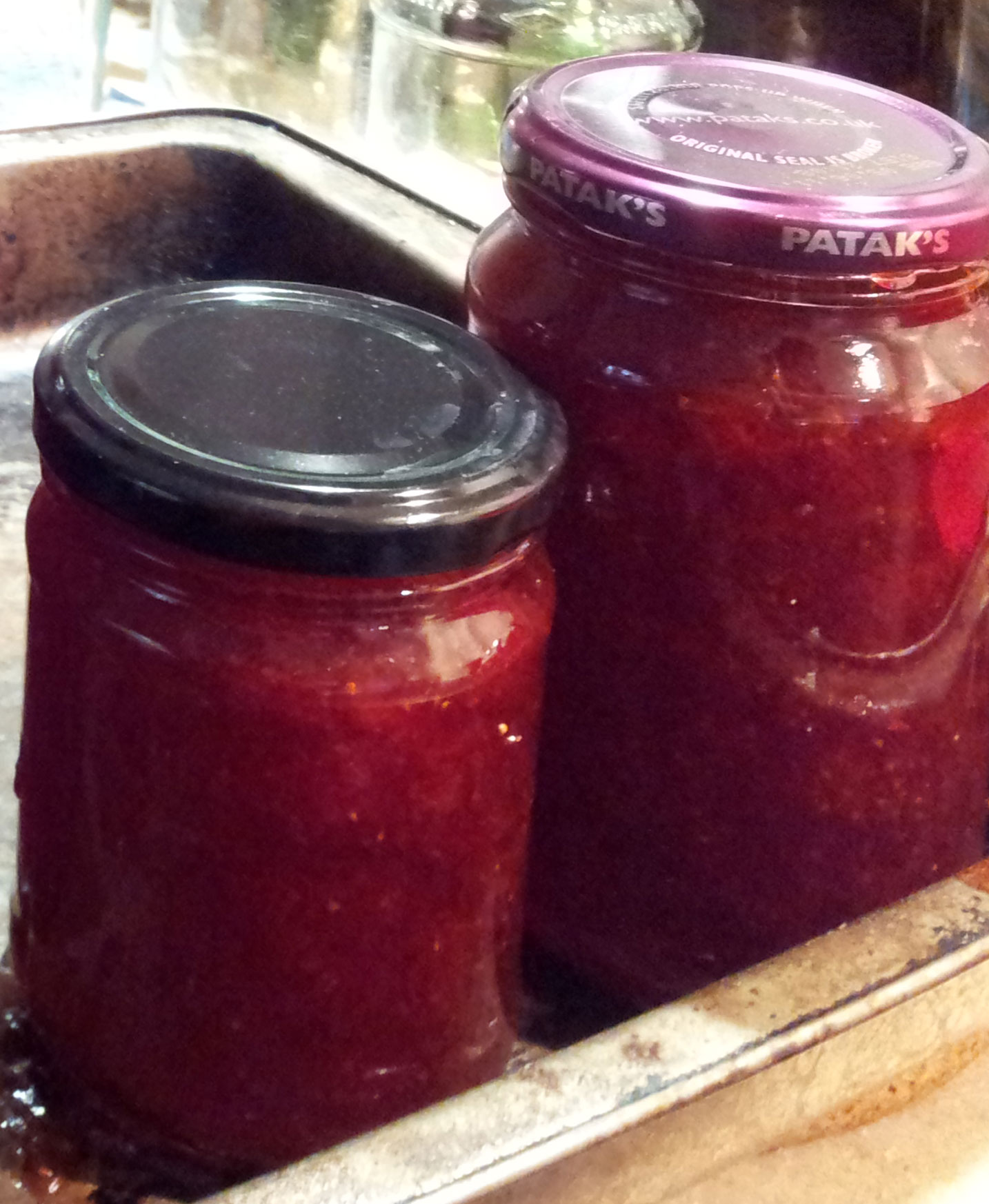 Apple and Strawberry Jam